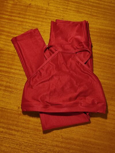 Imagem de Conjunto Leg e Top de Cor Vermelha BJVM1 - Tamanho Único 38 ao 42